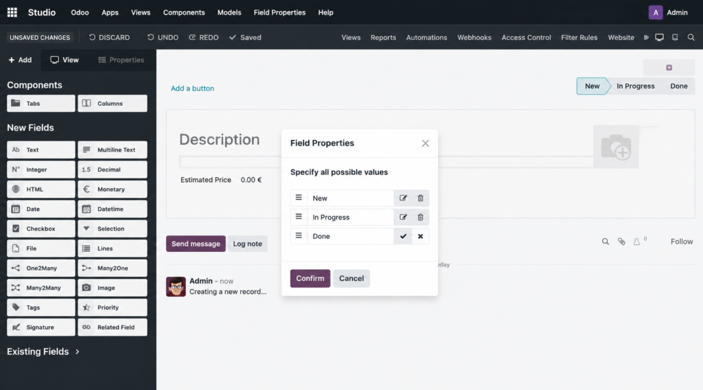 Odoo Customization - Digitz Technologies