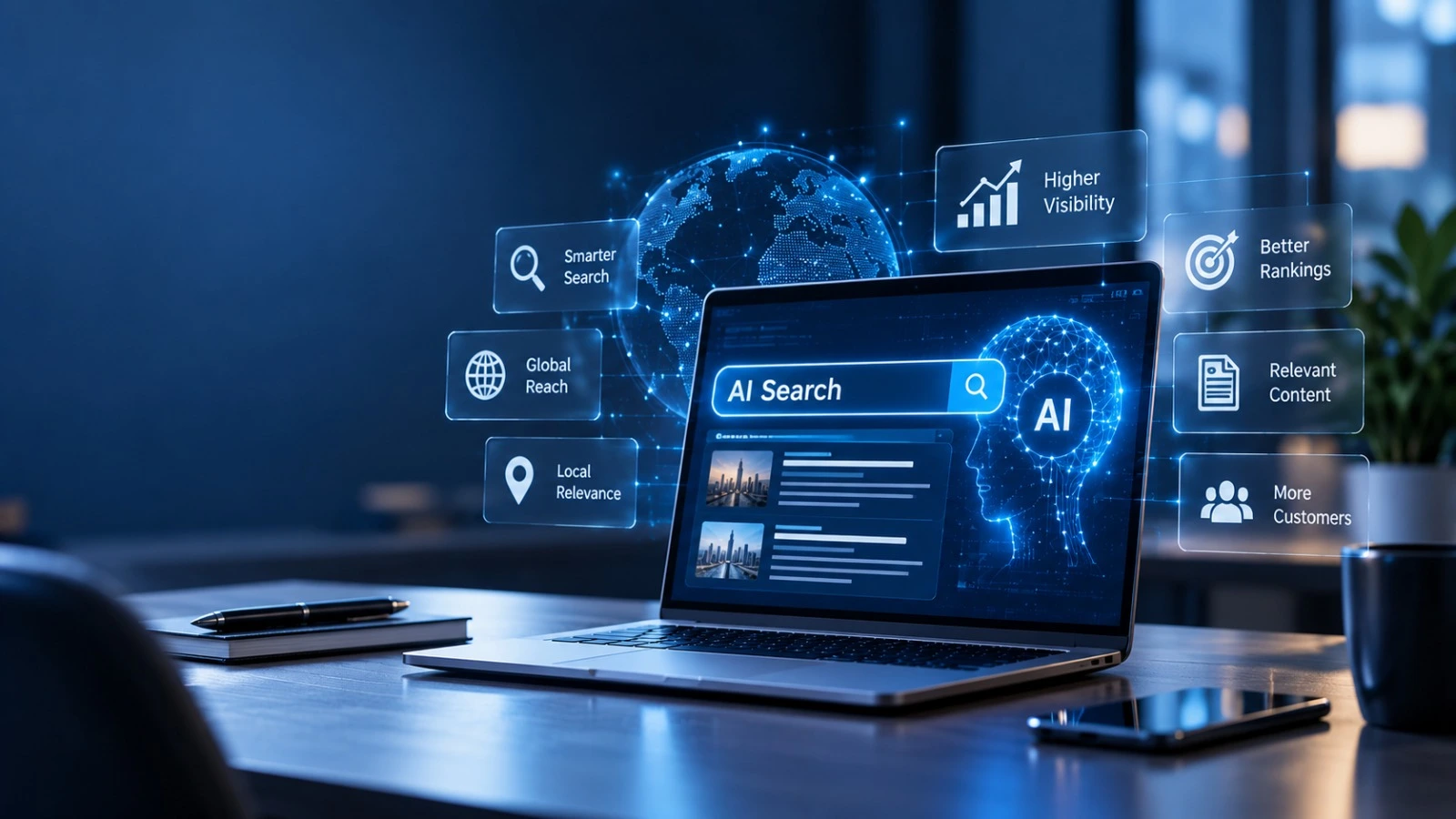 AI Search SEO for UAE businesses and digital visibility